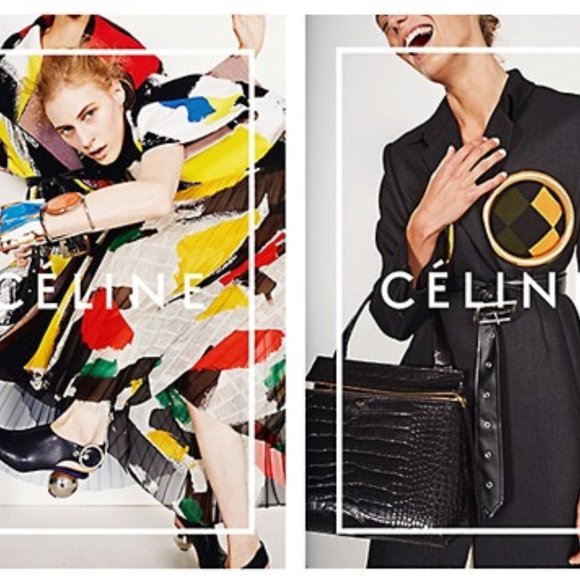 Celine silk printed asymmetrical skirt - Picture 8 of 8